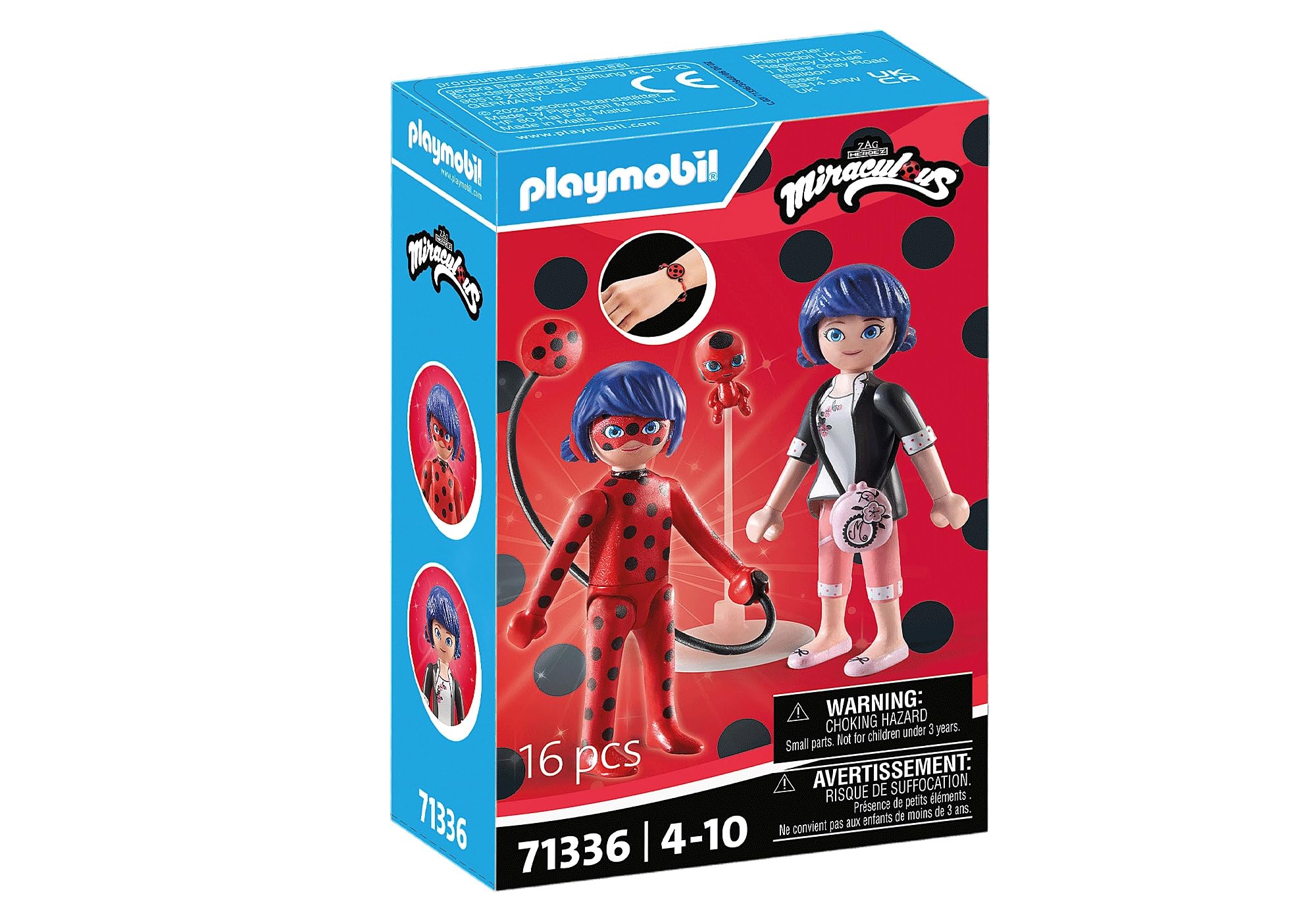 Playmobil Miraculous Леди Баг и Кот Нуар Маринетт и Леди Баг 71336